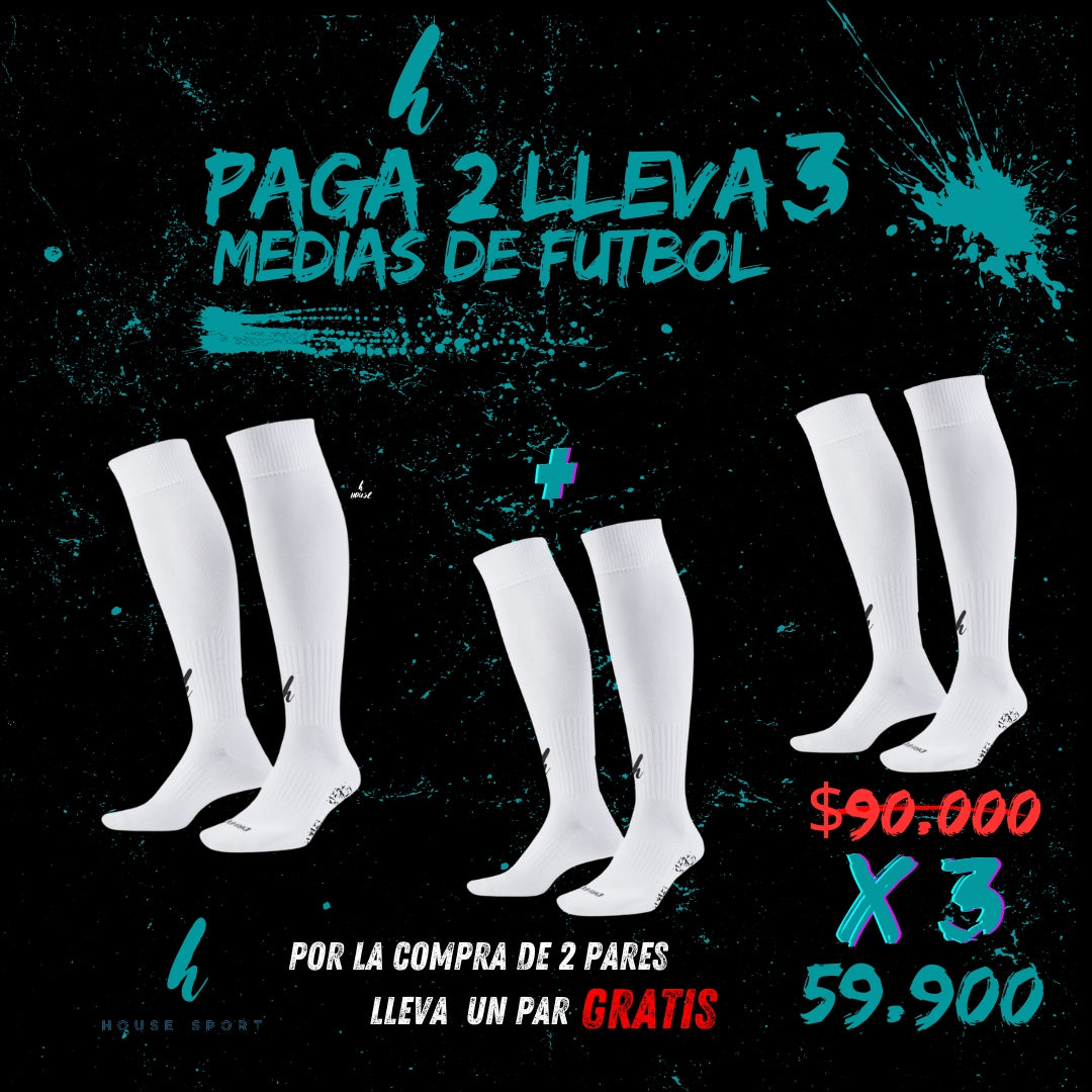 COMBO MEDIAS DE FÚTBOL