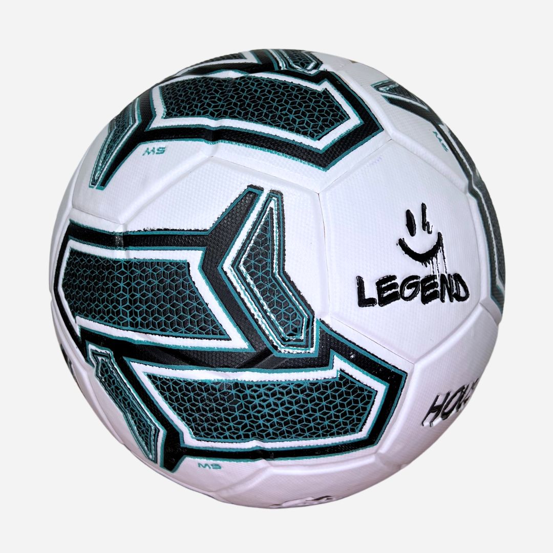 Balón de Fútbol Profesional - House Sport | Colección Legend Blanco x Turquesa