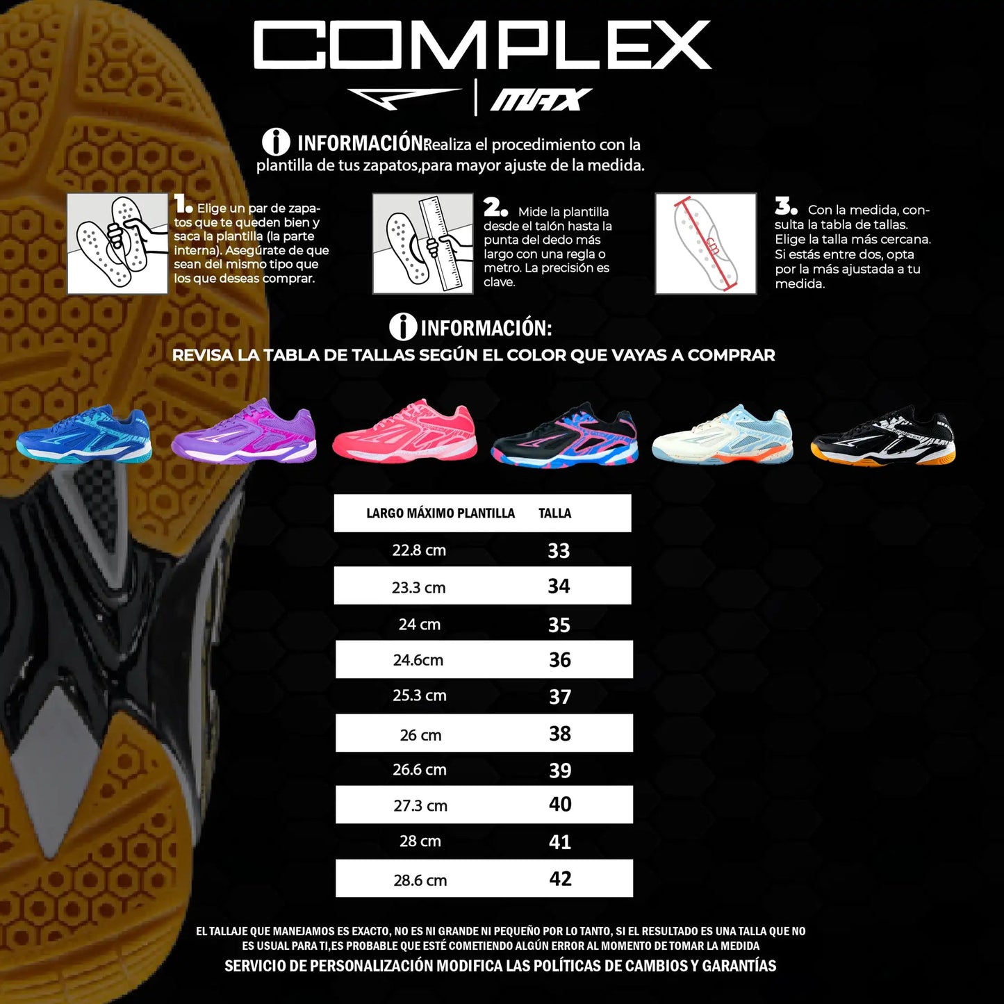 ZAPATILLAS COMPLEX ROJO AZUL FUTSAL - MICROFUTBOL