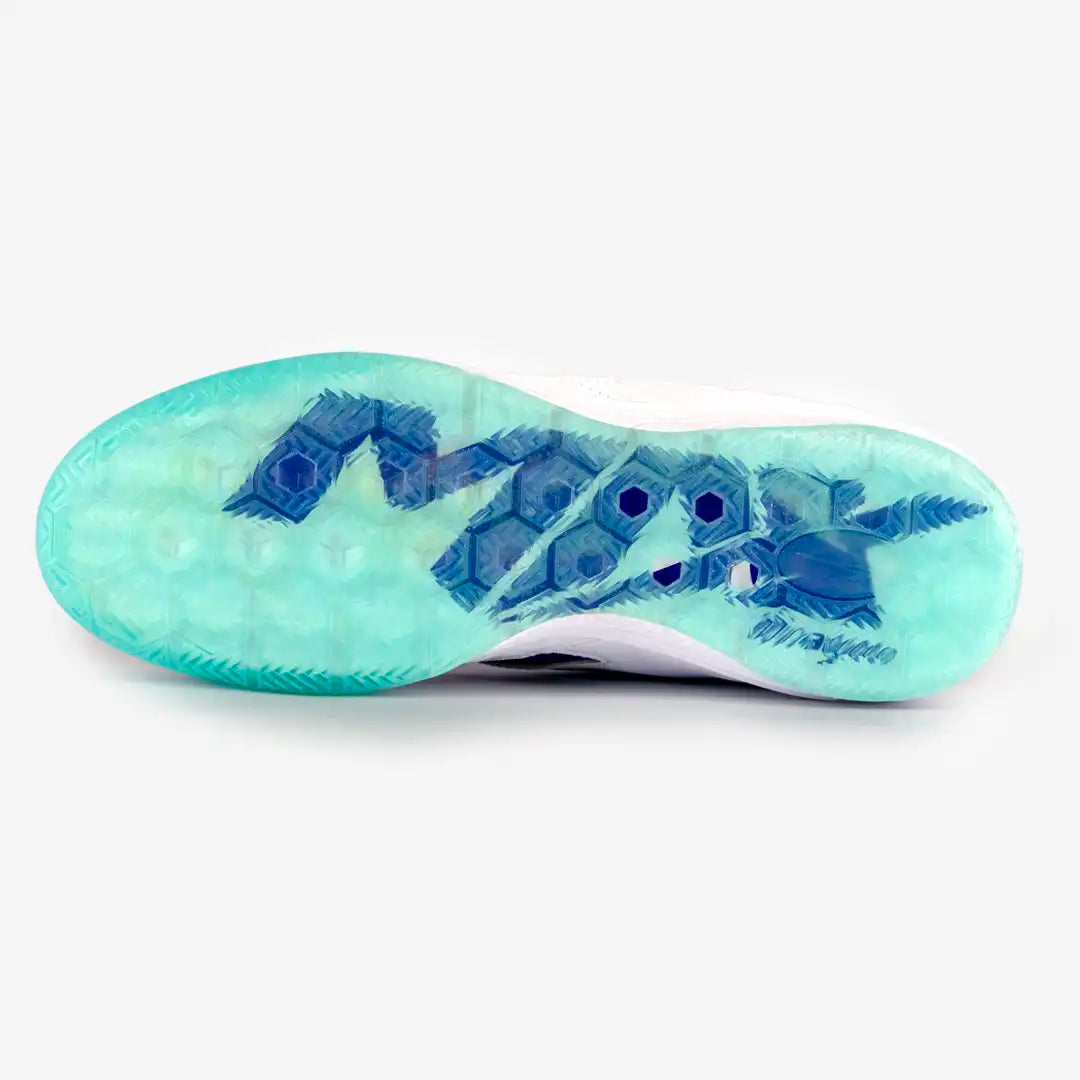 ZAPATILLAS FUTBOL SALA / MICROFUTBOL DRAGON BLANCO X MORADO