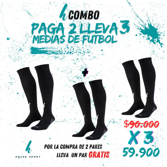 COMBO MEDIAS DE FÚTBOL