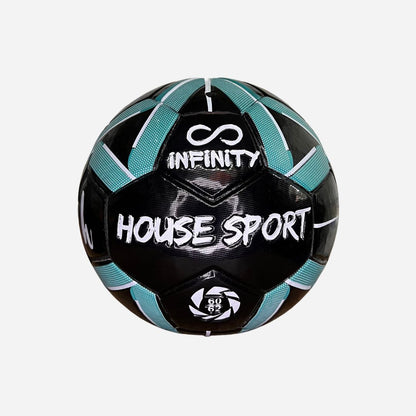 Balón de Micro Fútbol Profesional - House Sport | Colección Infinity Negro x Turquesa