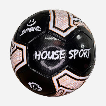 Balón de Fútbol Profesional - House Sport | Colección Legend Negro x Naranja