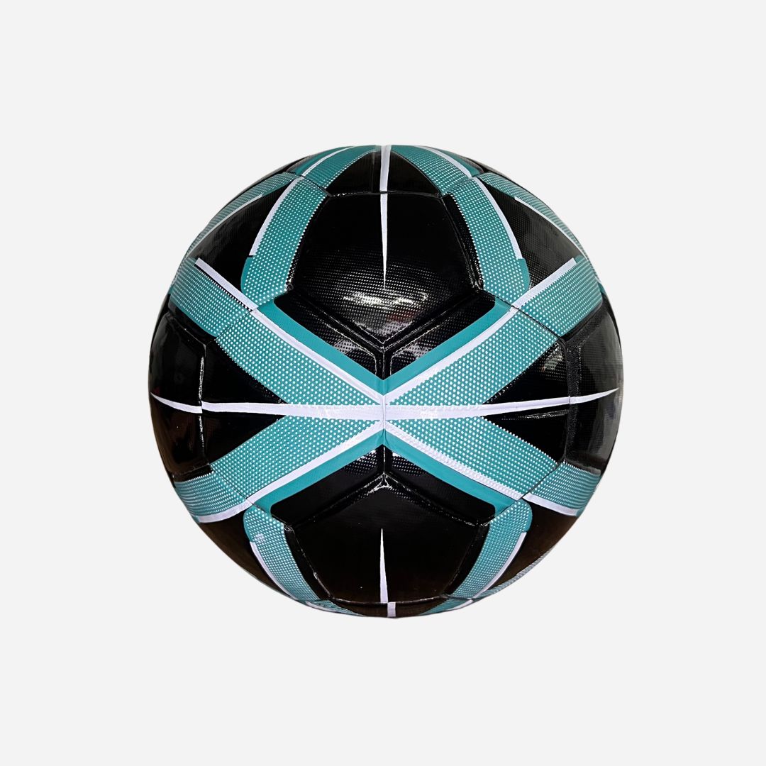 Balón de Micro Fútbol Profesional - House Sport | Colección Infinity Negro x Turquesa