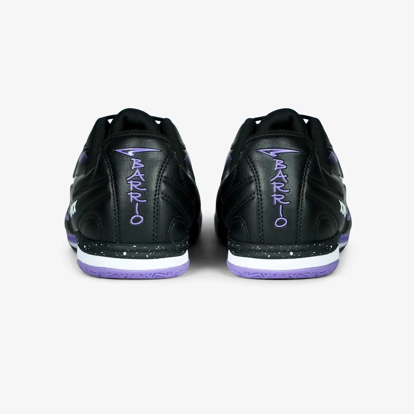 ZAPATILLAS BARRIO NEGRO X MORADO FUTSAL - MICROFUTBOL
