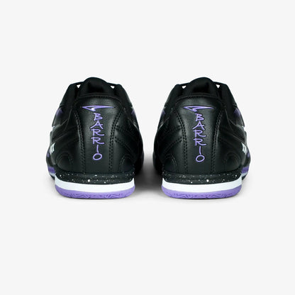 ZAPATILLAS BARRIO NEGRO X MORADO FUTSAL - MICROFUTBOL
