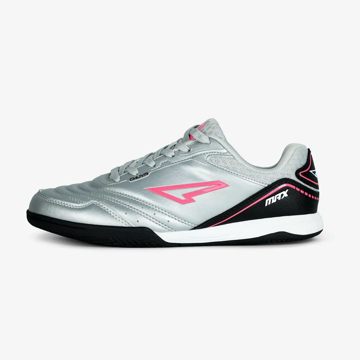 ZAPATILLAS CHUVA PLATEADO X ROSADO GUM-X | MICROFÚTBOL / FUTSAL