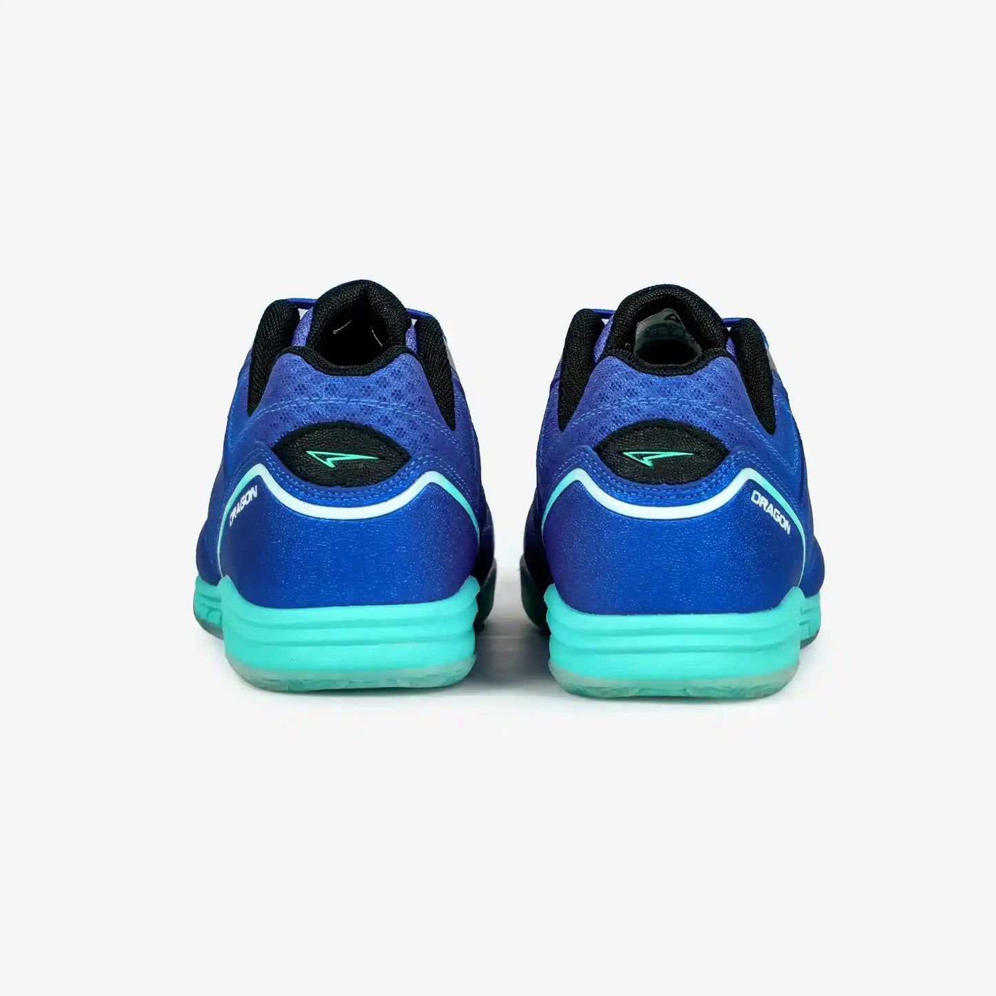 ZAPATILLAS DRAGON AZUL X TURQUESA FUTSAL - MICROFUTBOL