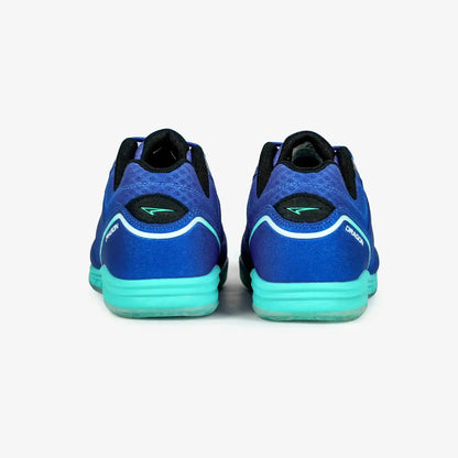 ZAPATILLAS DRAGON AZUL X TURQUESA FUTSAL - MICROFUTBOL