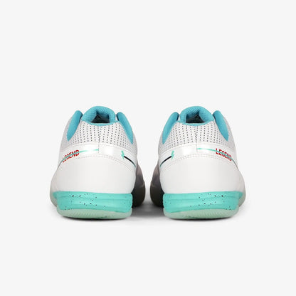 ZAPATILLAS FUTBOL SALA / MICROFUTBOL LEGEND BLANCO X TURQUESA