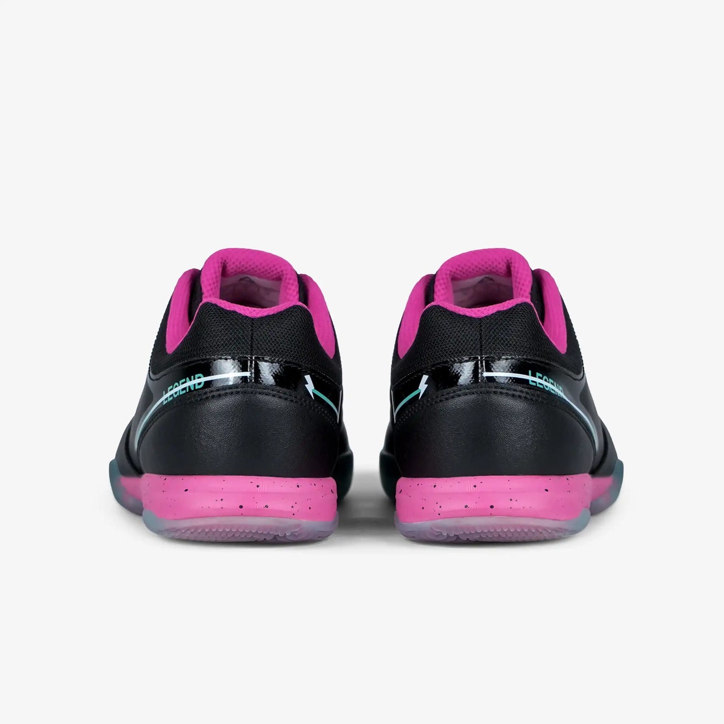 ZAPATILLAS FUTBOL SALA / MICROFUTBOL LEGEND NEGRO X ROSADO