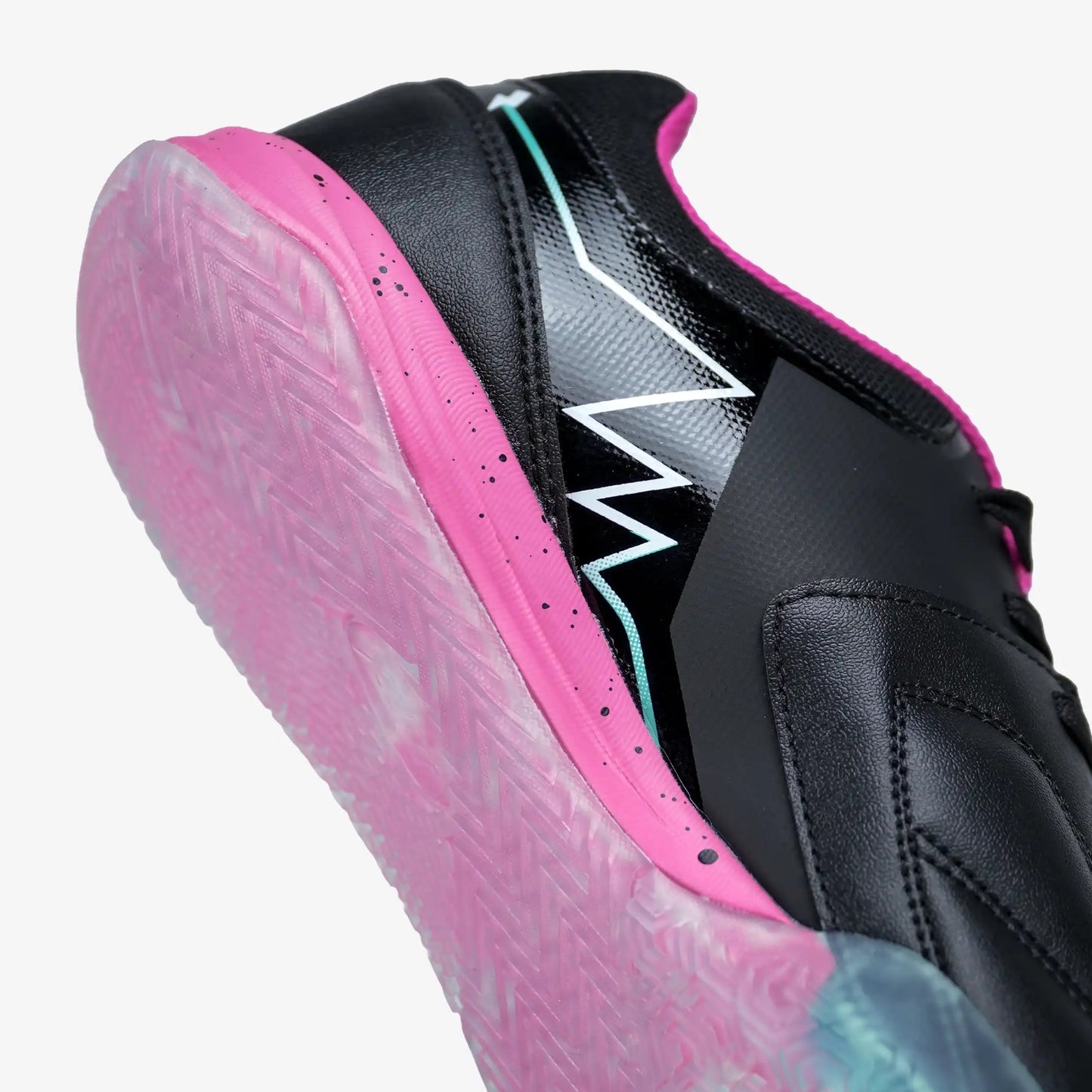 ZAPATILLAS FUTBOL SALA / MICROFUTBOL LEGEND NEGRO X ROSADO