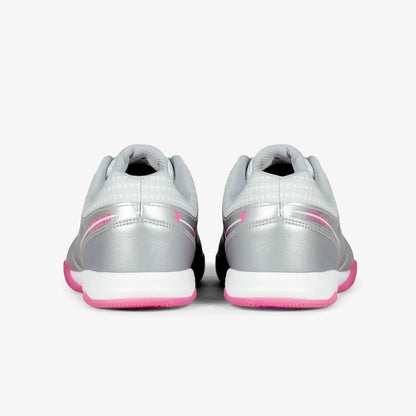 ZAPATILLAS FUTBOL SALA / MICROFUTBOL LEGEND PLATEADO X ROSADO