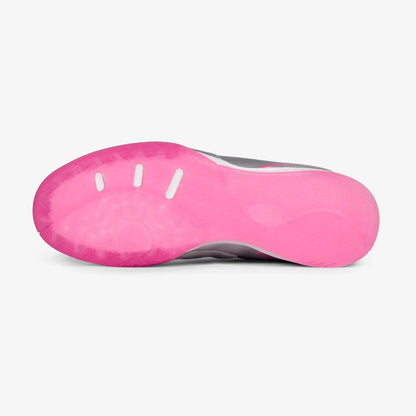 ZAPATILLAS FUTBOL SALA / MICROFUTBOL LEGEND PLATEADO X ROSADO
