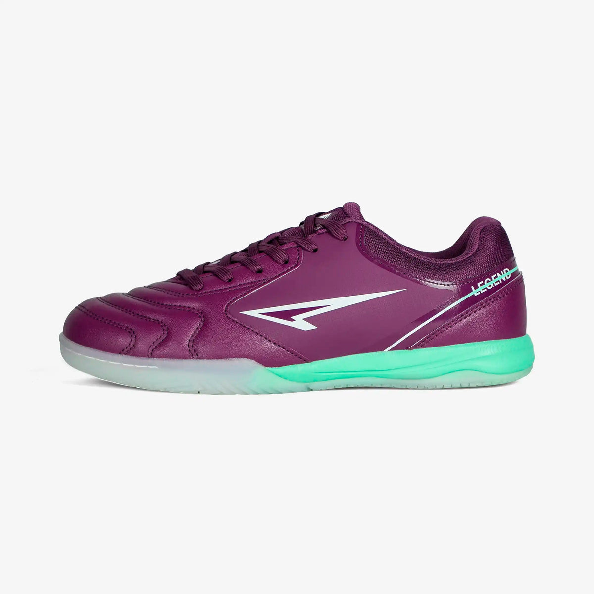 ZAPATILLAS LEGEND MORADO X VERDE FUTBOL SALA / MICROFUTBOL