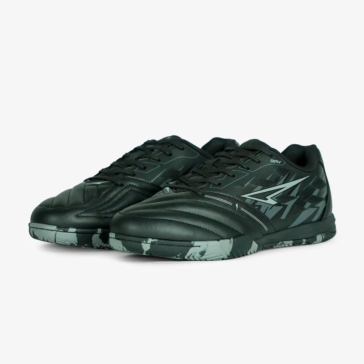ZAPATILLAS RAY NEGRO X GRIS FUTBOL SALA / MICROFUTBOL
