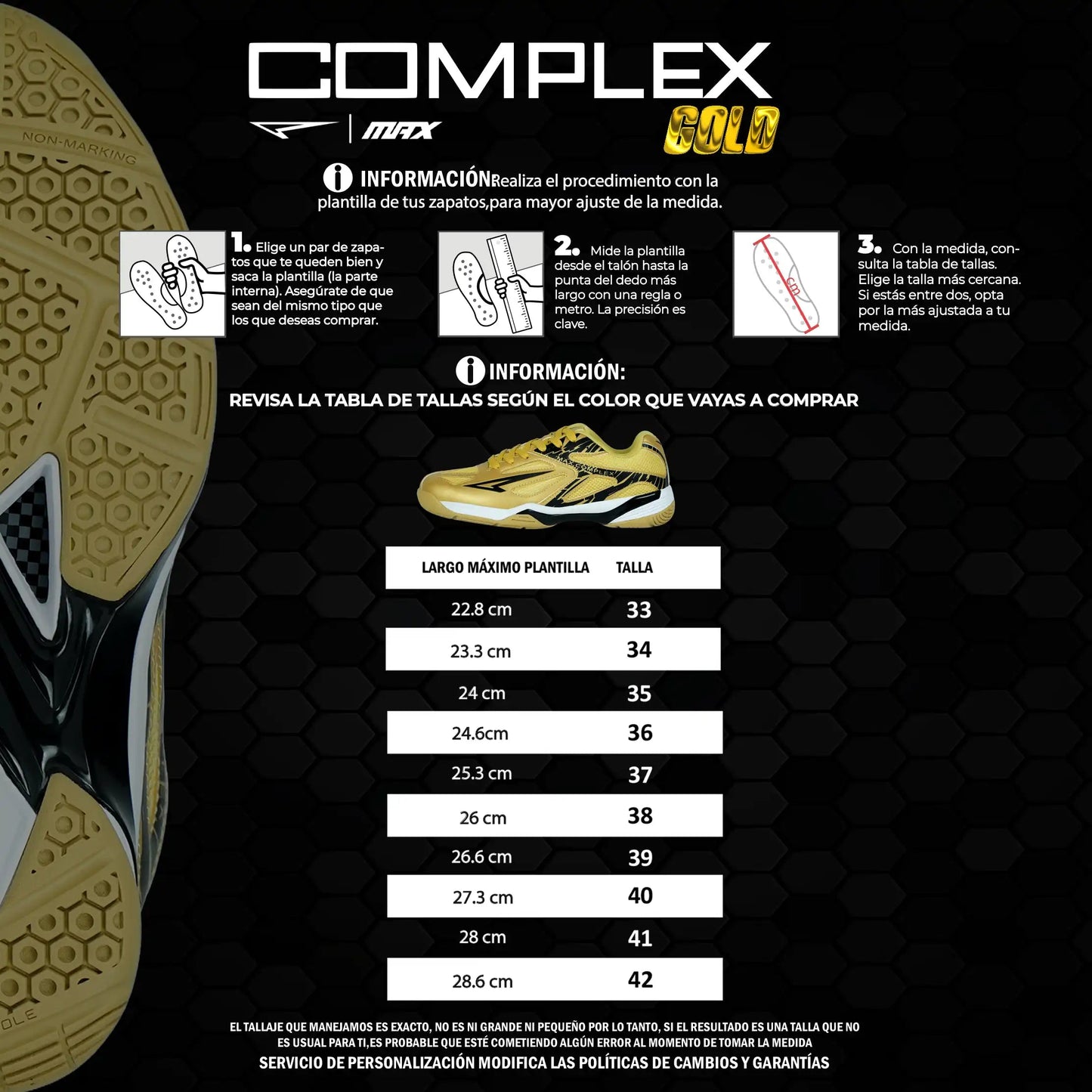 ZAPATILLAS COMPLEX GOLD FUTSAL - MICROFUTBOL