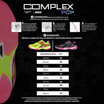 ZAPATILLAS COMPLEX POP FUTSAL – MICROFUTBOL (EDICIÓN LIMITADA)