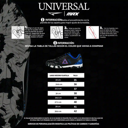 TORRETIN UNIVERSAL CELESTE NEÓN CANCHA SINTÉTICA