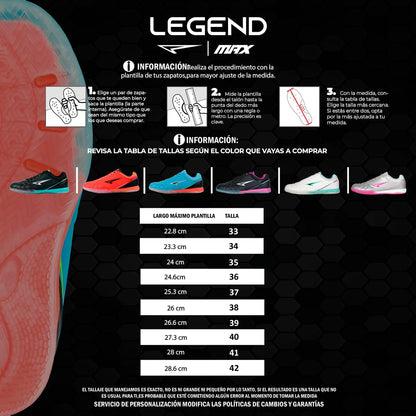 ZAPATILLAS FUTBOL SALA / MICROFUTBOL LEGEND PLATEADO X ROSADO