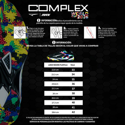 ZAPATILLAS COMPLEX WORLD CUP FUTSAL – MICROFUTBOL (EDICIÓN ESPECIAL)